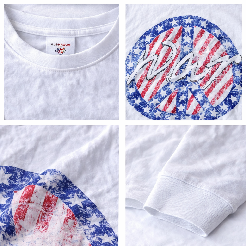 Vintage USA Graphic T-Shirt – Retro Star Print Streetwear Tee (Unisex)