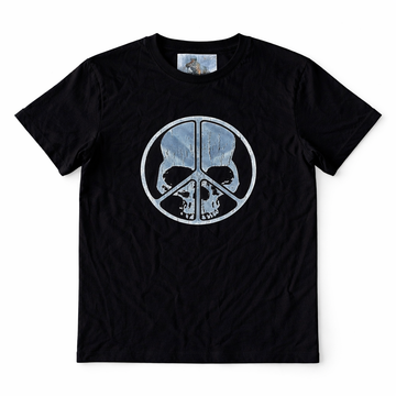 Skull Peace Graphic T-Shirt – Vintage Streetwear Tee (Unisex)