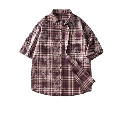 BAGGOUT Plaid Vibes Only shirt