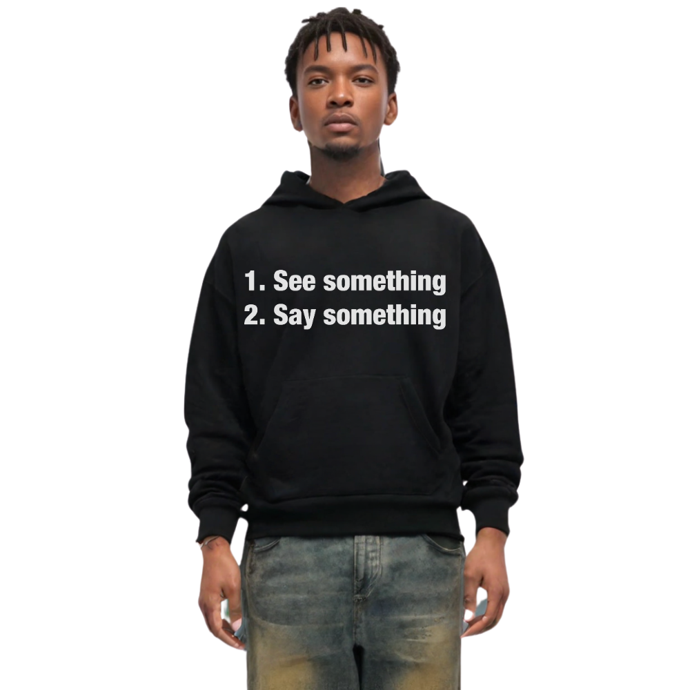 Unseen Echoes Observe & Speak Hoodie