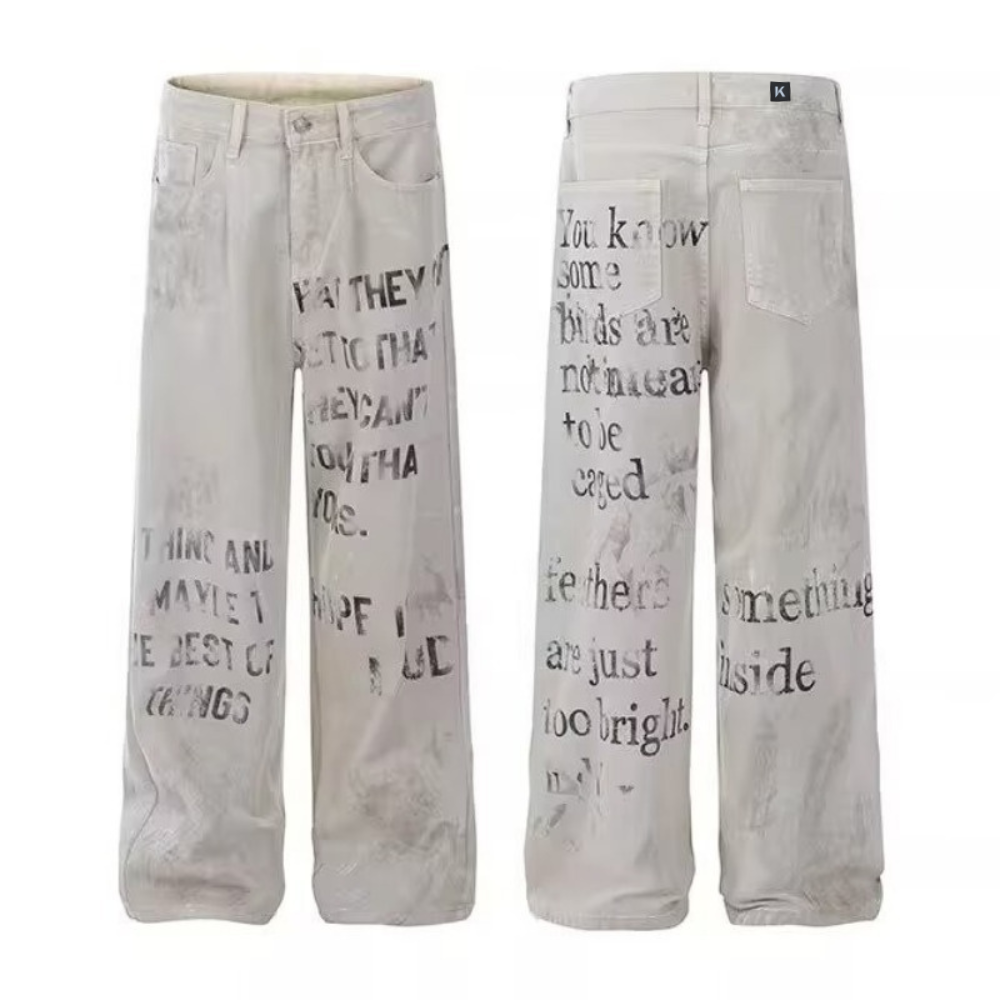 Unseen Echoes Not Meant to Be Caged Jeans