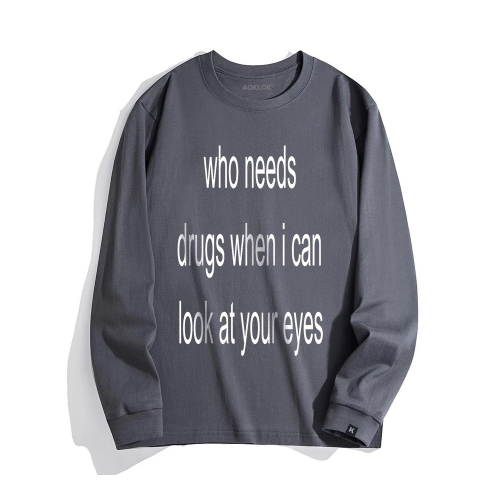 Unseen Echoes Addicted to Your Eyes Long Sleeve