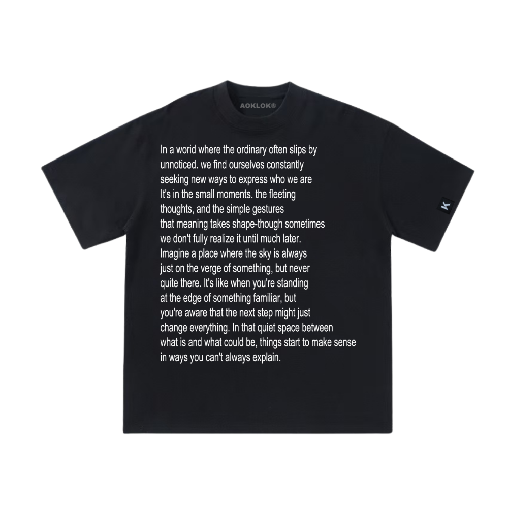 Unseen Echoes Quiet Chaos Tee