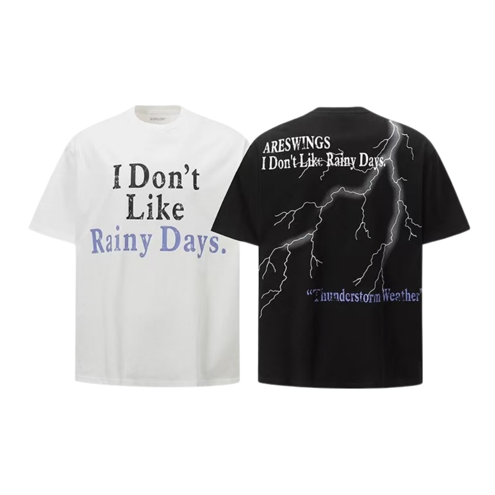 Unseen Echoes Rainy Days, Electric Moods T-Shirt