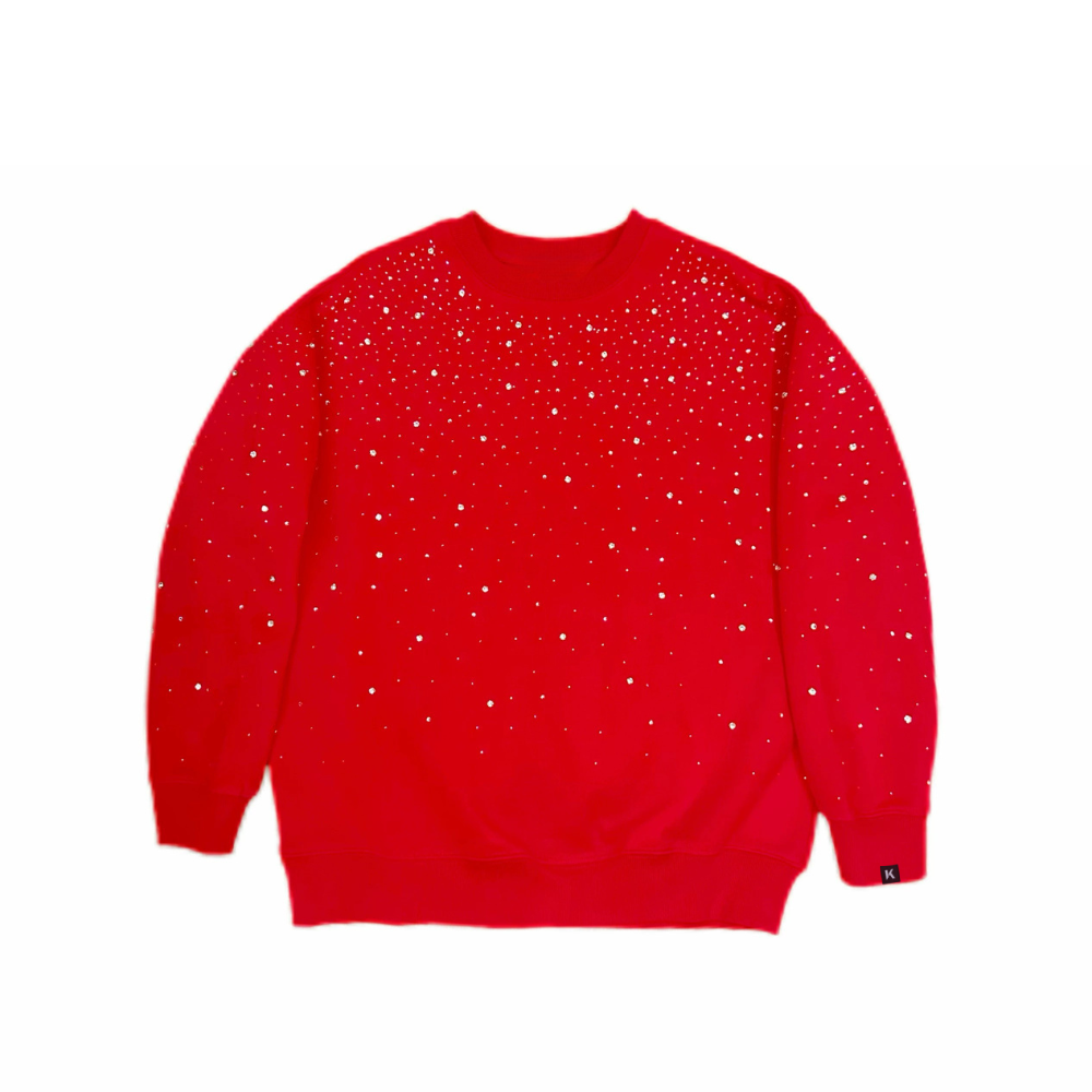 LoopStone Midnight Spark Rhinestone Sweatshirt