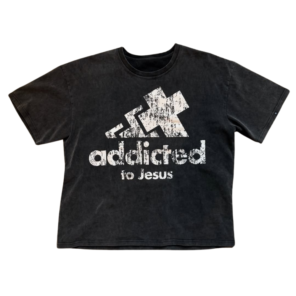 Unseen Echoes Faith Street Tee – “Addicted to Jesus