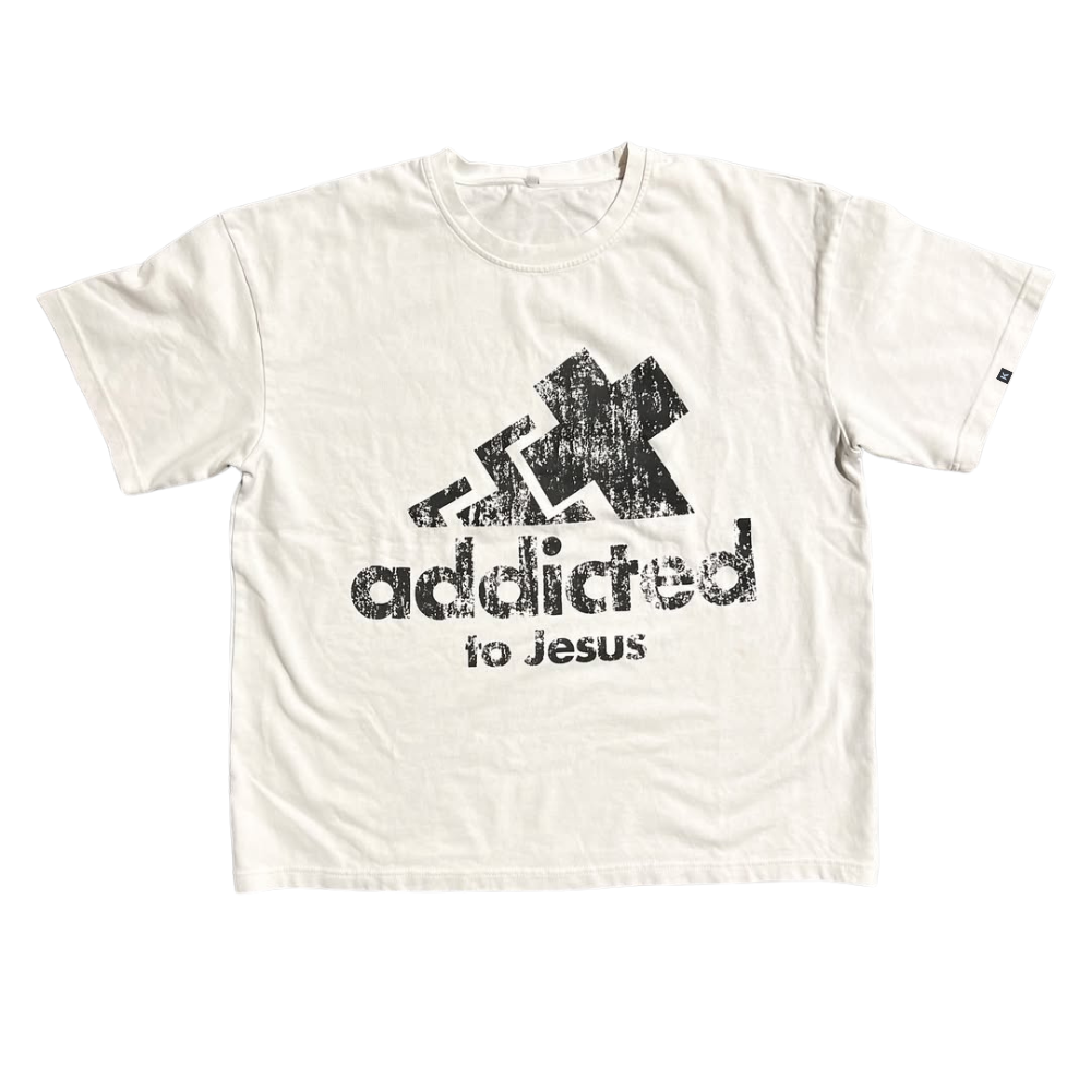 Unseen Echoes Faith Street Tee – “Addicted to Jesus