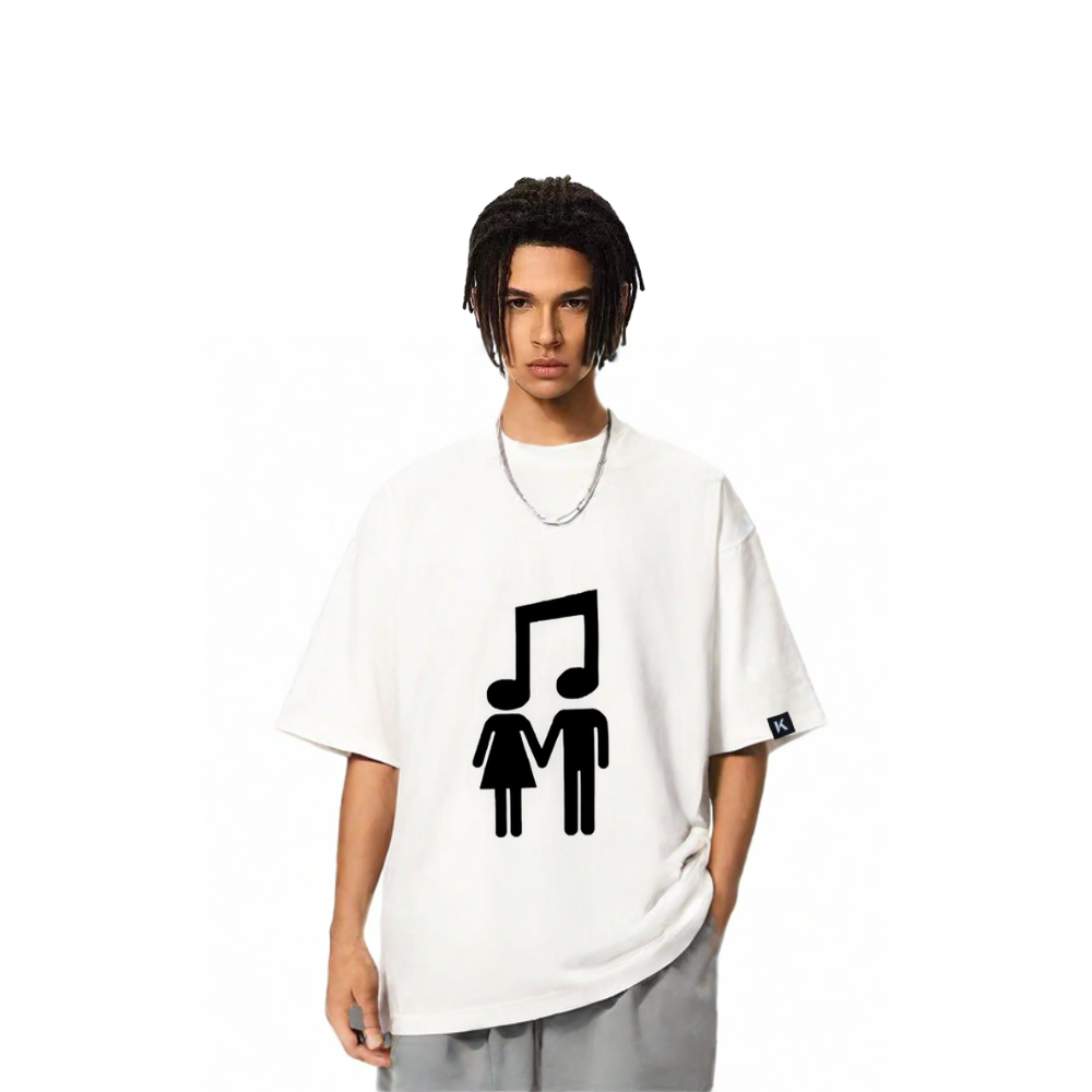 Unseen Echoes Melancholic Simple Notes T-shirt