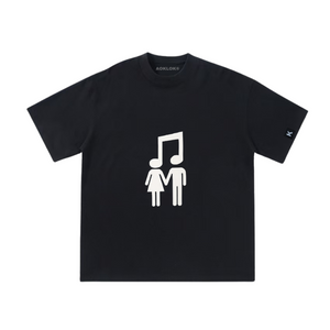 Unseen Echoes Melancholic Simple Notes T-shirt