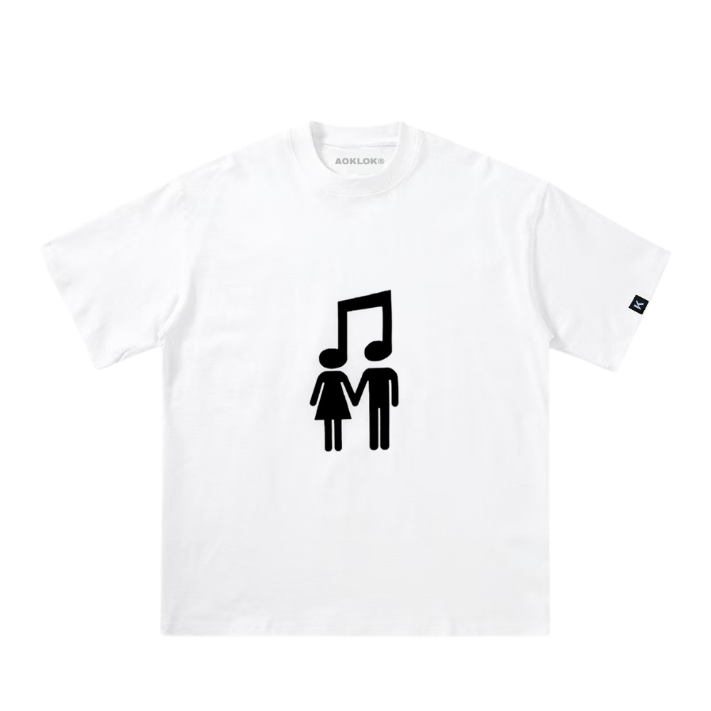Unseen Echoes Melancholic Simple Notes T-shirt