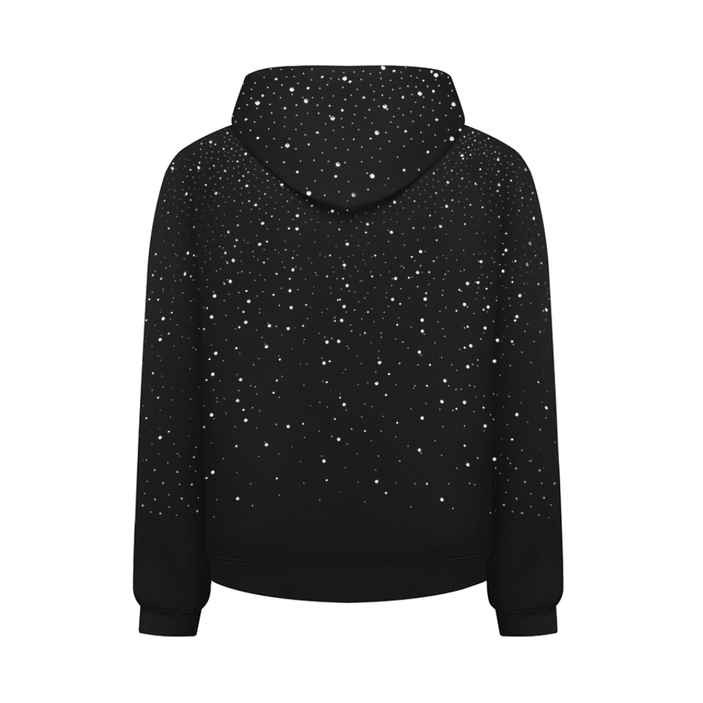 LoopStone Luxury® Rhinestone Zip Up Gentle Thug
