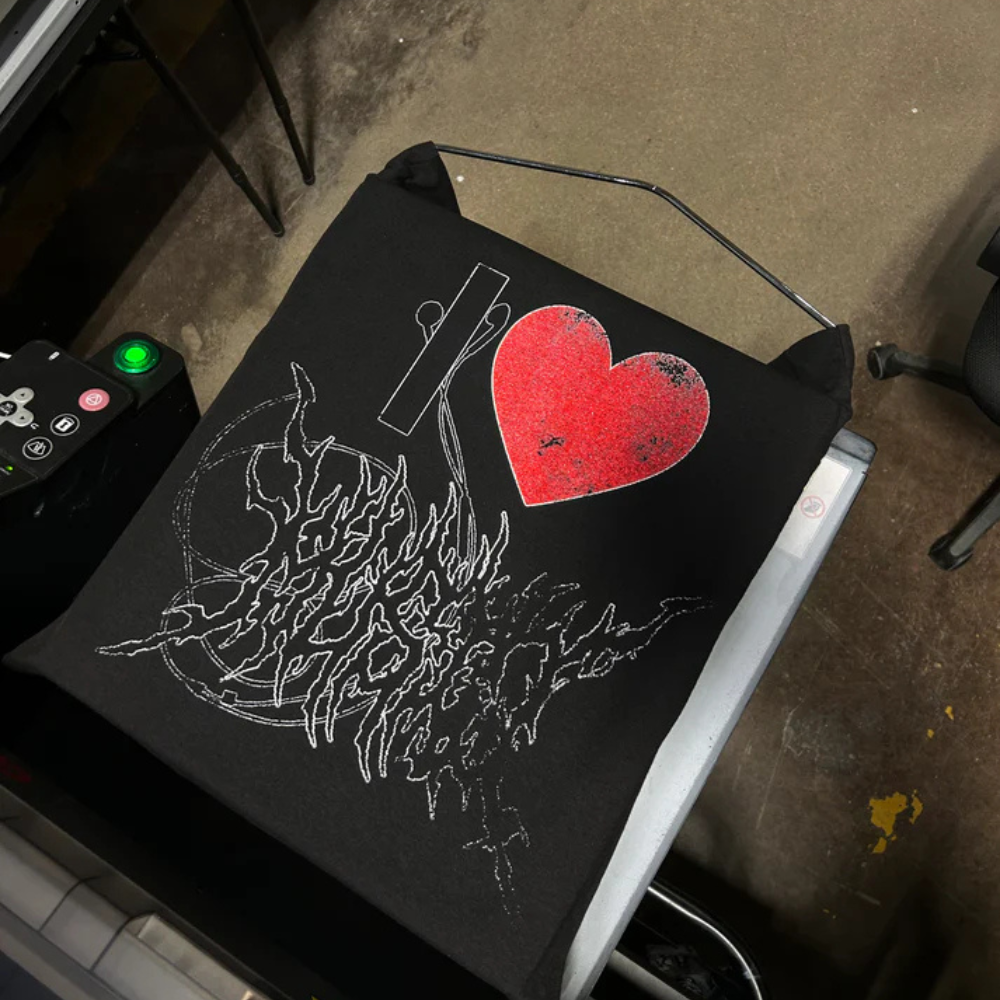 Unseen Echoes Love in Chaos Tee
