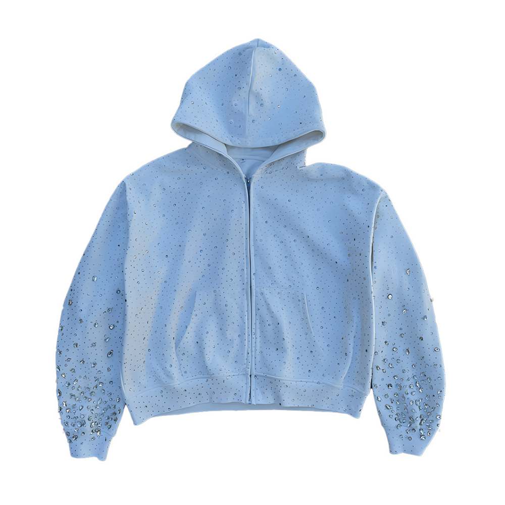LoopStone Luxury® Zip-Up Rhinestone Shattered Gallaxy