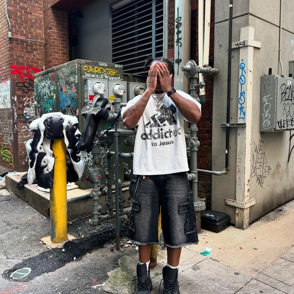 Unseen Echoes Faith Street Tee – “Addicted to Jesus