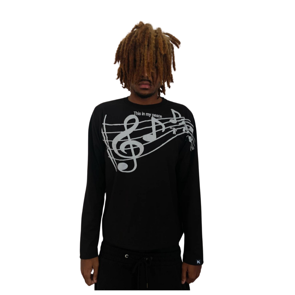 Unseen Echoes Melodic Flow The Soundwave Long Sleeve