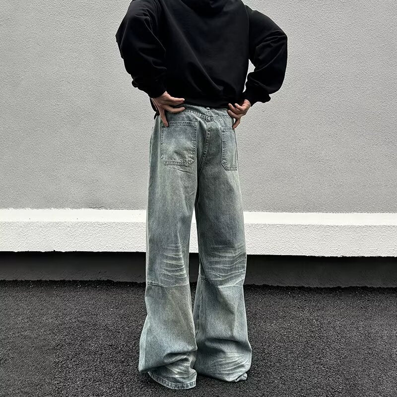 Unseen Echoes Urban Drift, Stitched Real Jeans