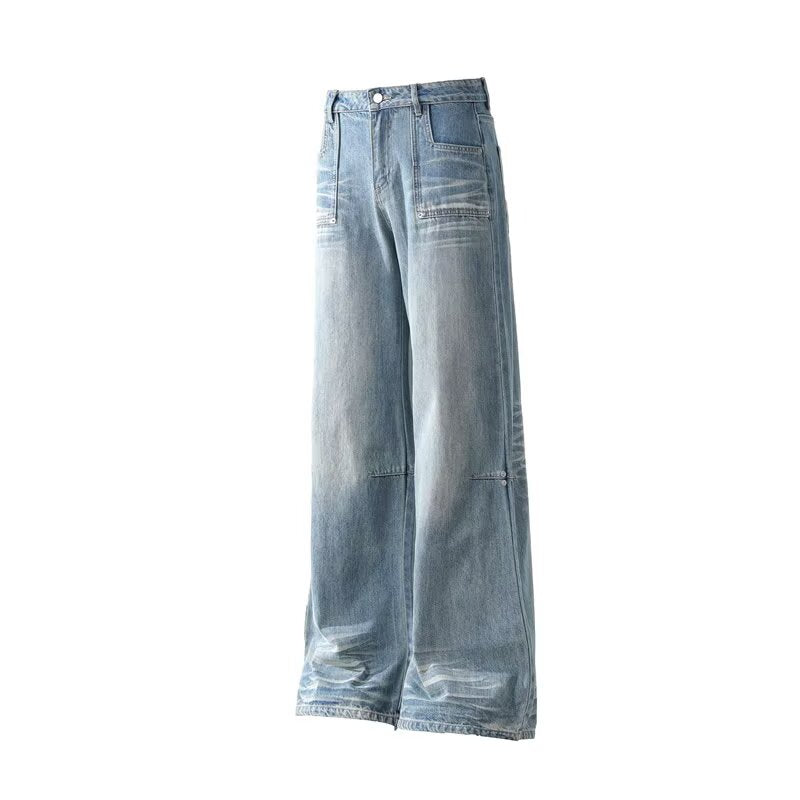 Unseen Echoes Urban Drift, Stitched Real Jeans