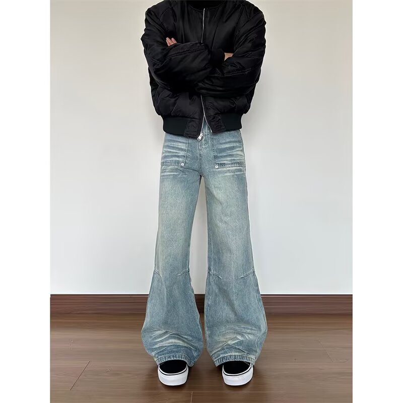 Unseen Echoes Urban Drift, Stitched Real Jeans