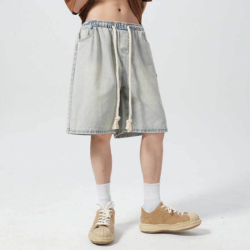 American Simple Versatile Denim Shorts