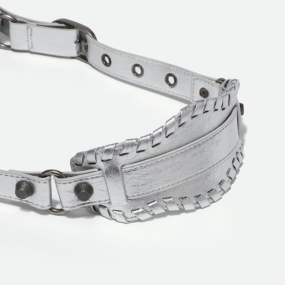 American Y2K Rivet Shoulder Bag