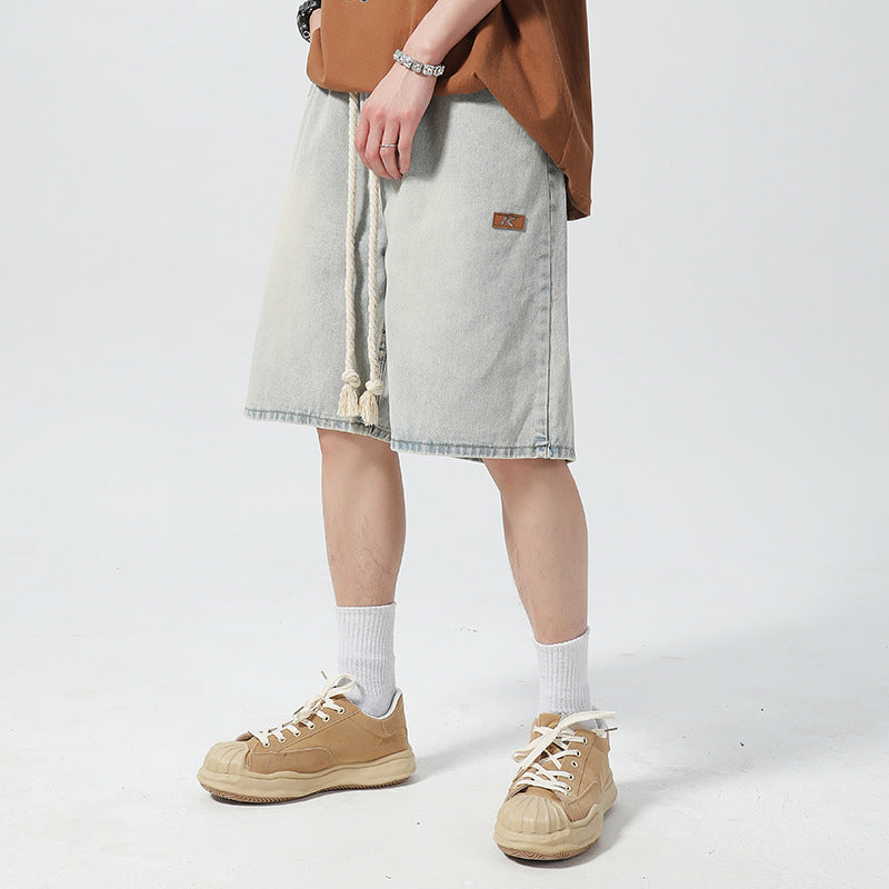 American Simple Versatile Denim Shorts