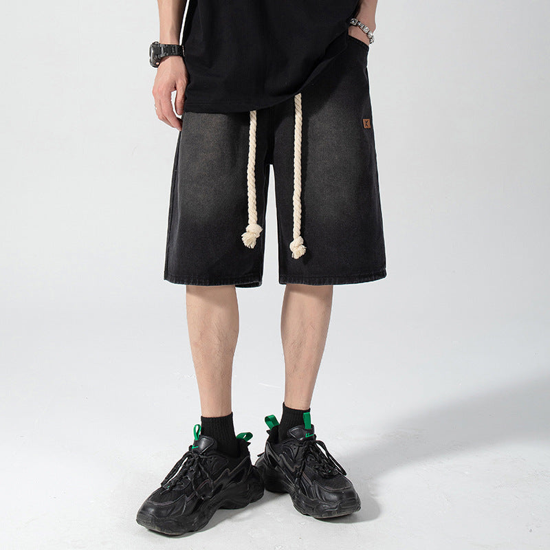 American Simple Versatile Denim Shorts
