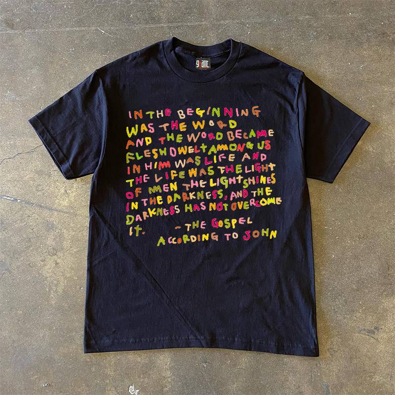Street Philanthropist Colored Letter T-Shirt