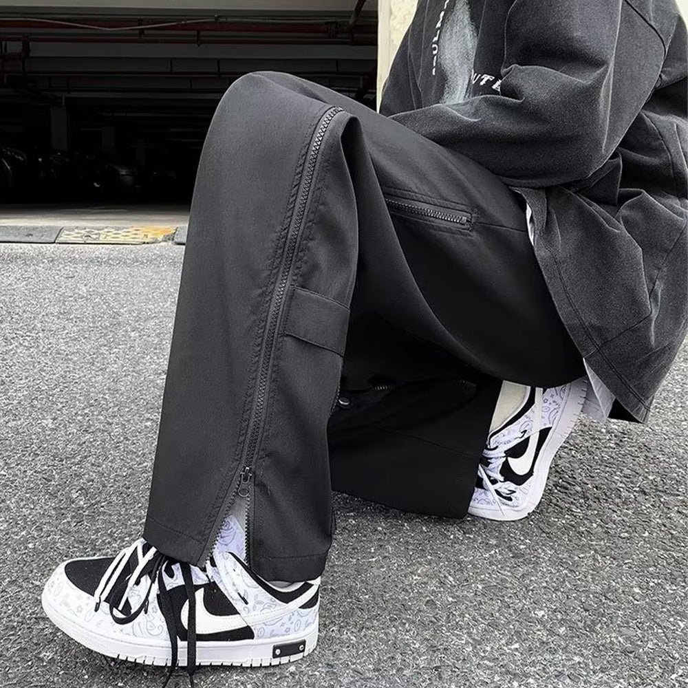 Zipper Stripe Sweatpants