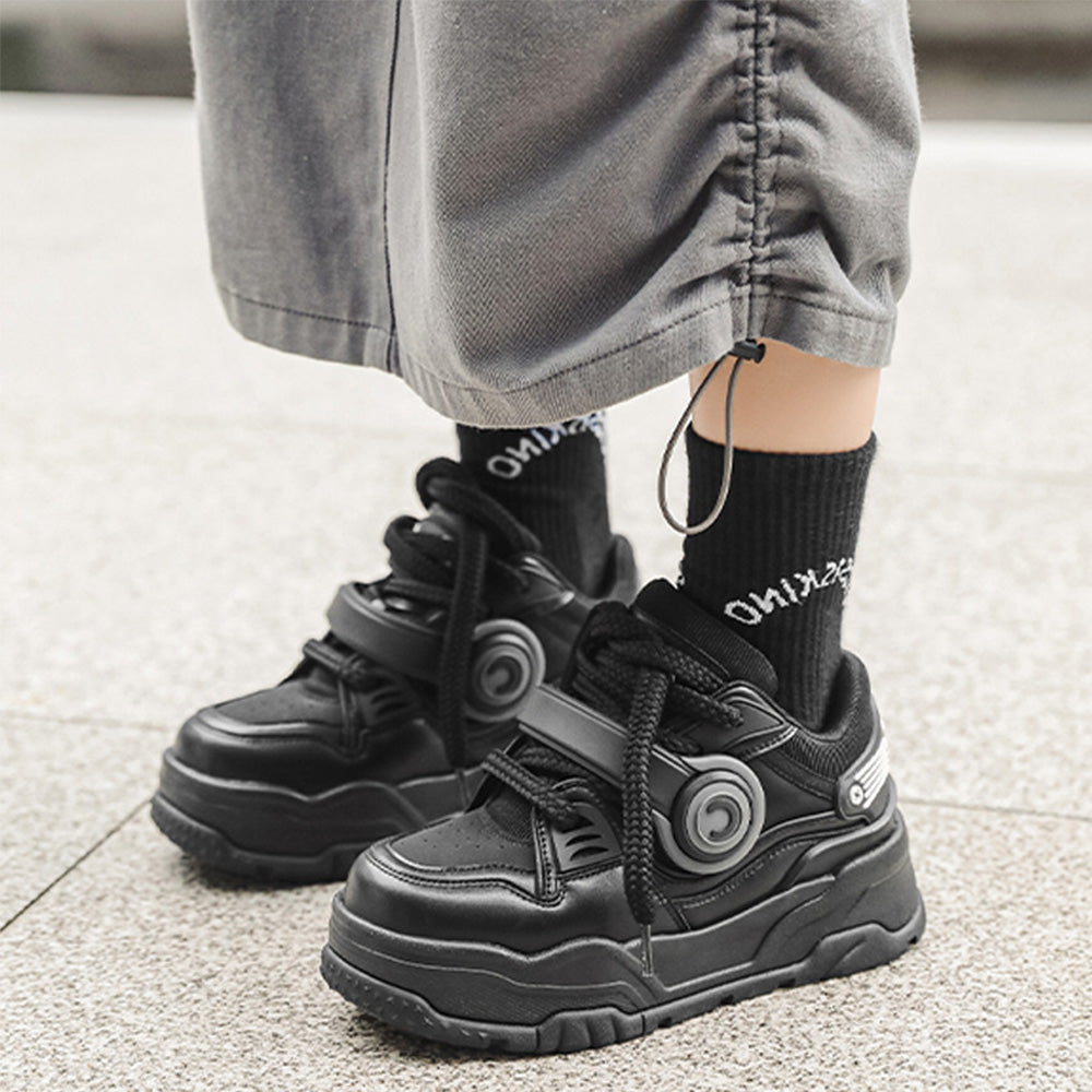 Retro Headphones Solid Color Sneaker