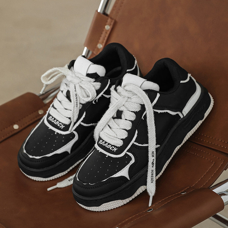 H-Block |Vintage Street Panel Couple Sneakers
