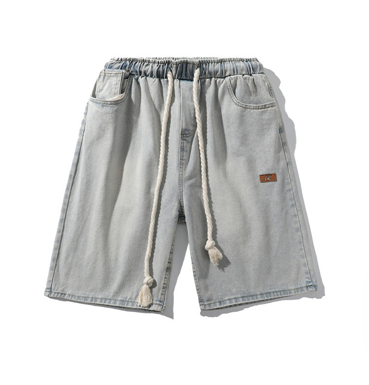 American Simple Versatile Denim Shorts