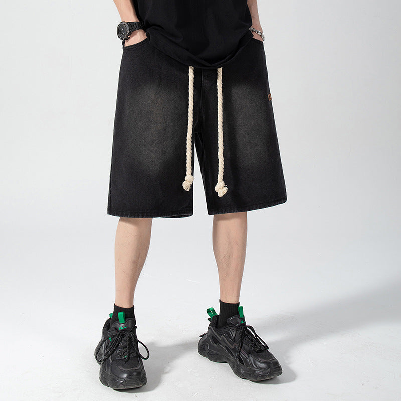 American Simple Versatile Denim Shorts