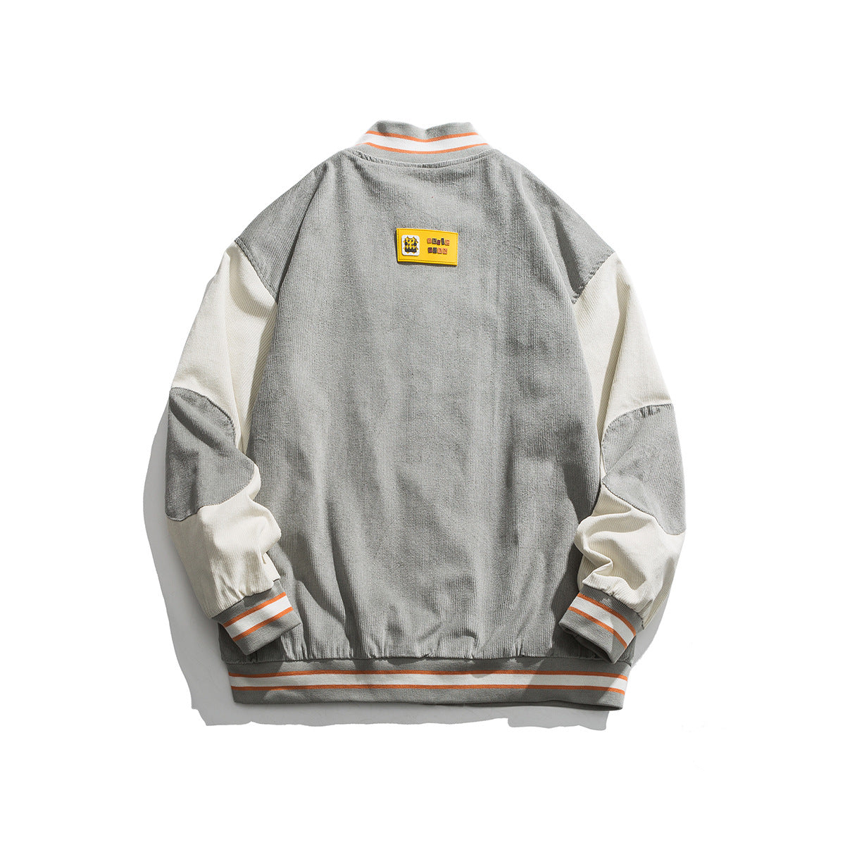 Urban Patchwork Distressed Varsity Jacket