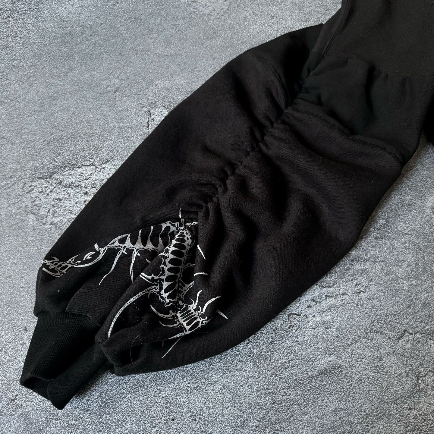 Retro Dark Street Craft Hoodie