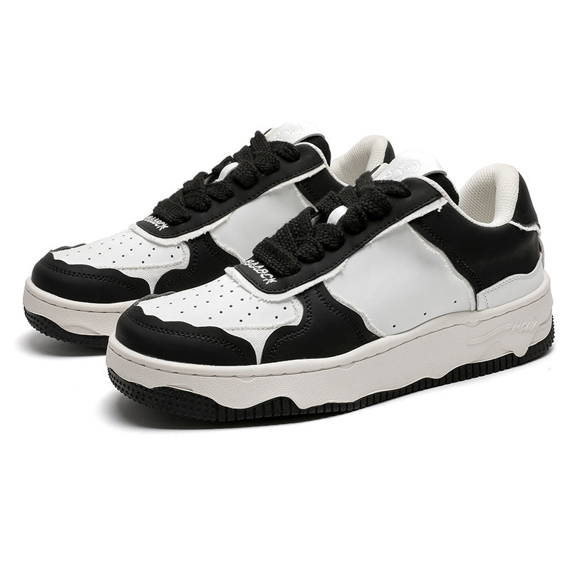 H-Block |Vintage Street Panel Couple Sneakers