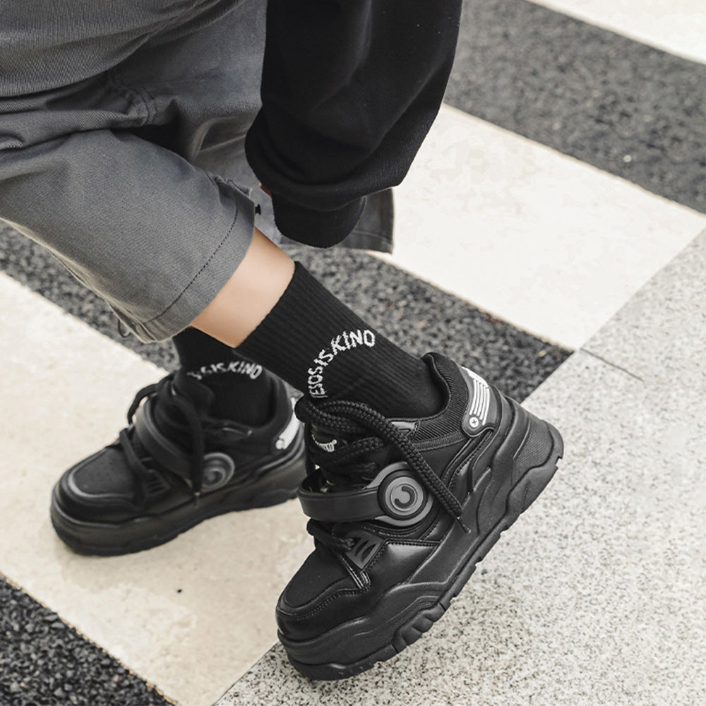 Retro Headphones Solid Color Sneaker