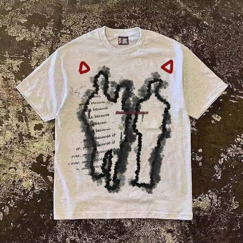 Street Philanthropist Ink Graffiti Character T-Shirt
