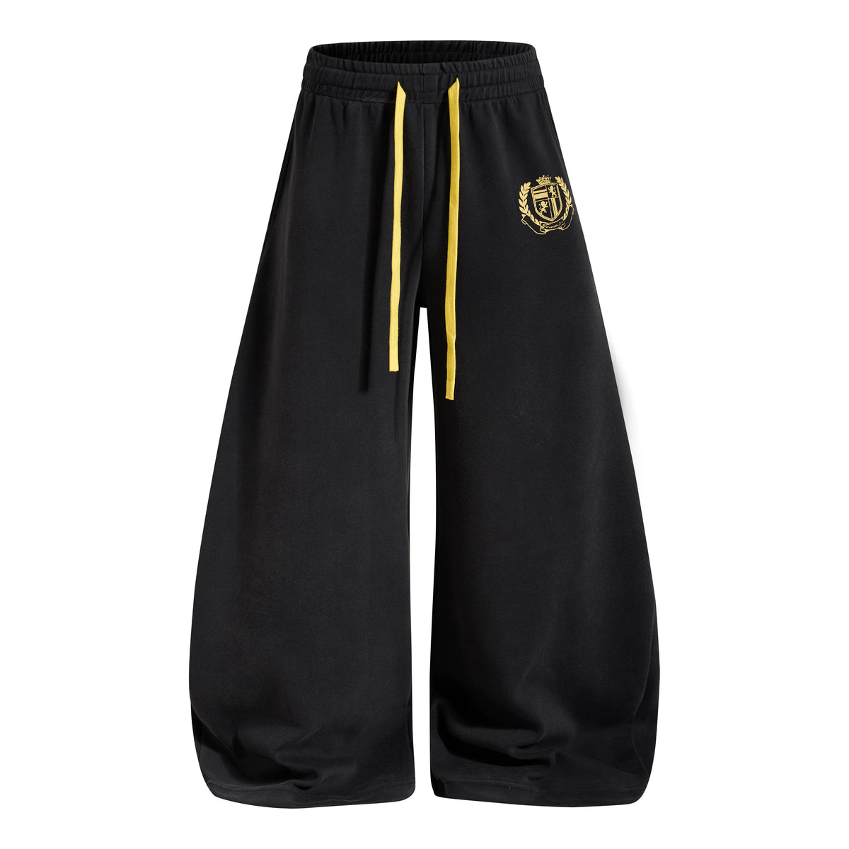 Wine AokLok crest wide-leg sweatpants