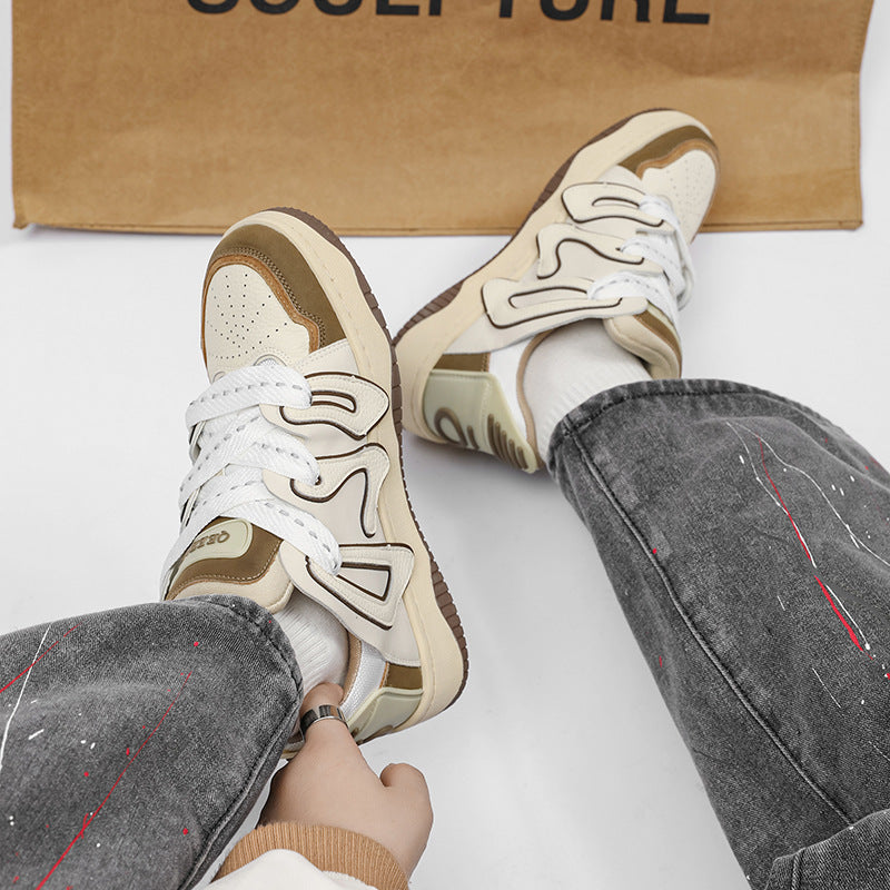 Trendy Street Paneled Casual Shoes