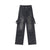 🔥Trendy Multi Pockets Baggy Cargo Jeans