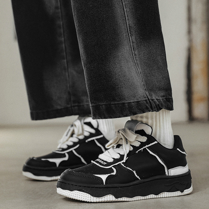 H-Block |Vintage Street Panel Couple Sneakers