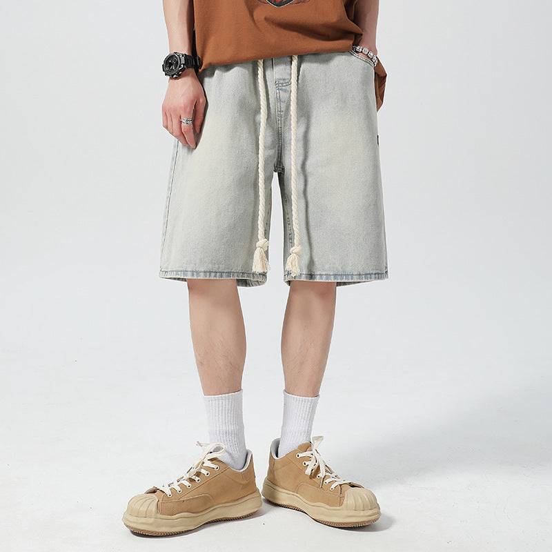 American Simple Versatile Denim Shorts