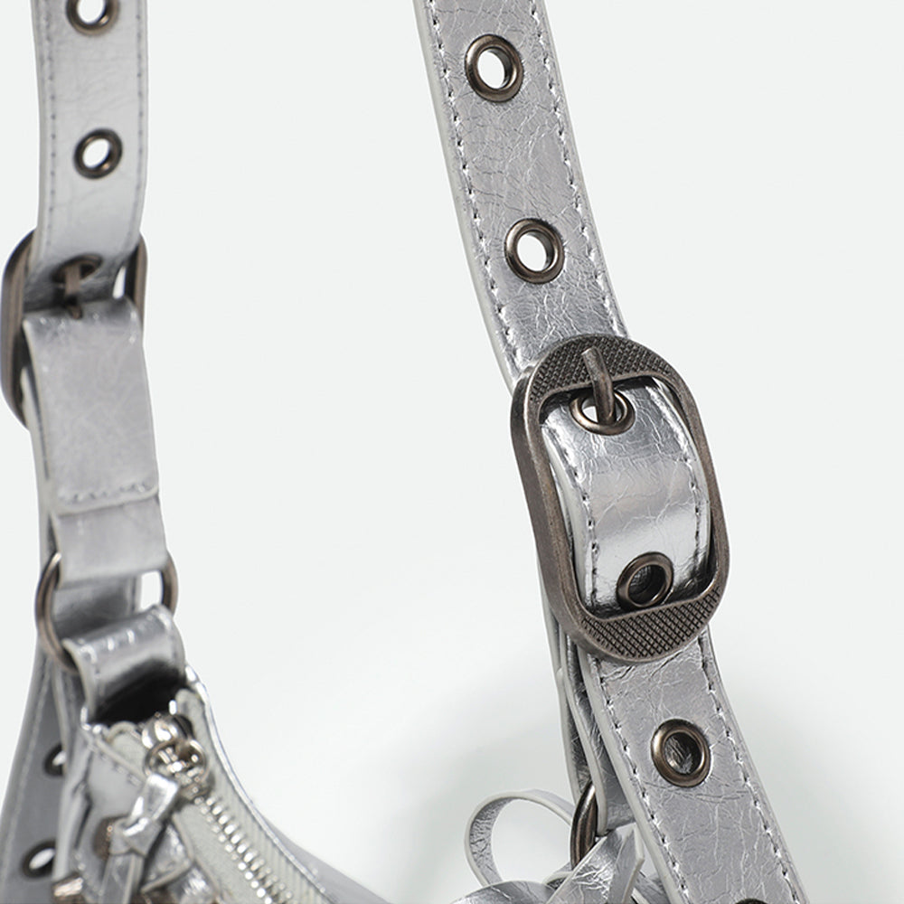 American Y2K Rivet Shoulder Bag
