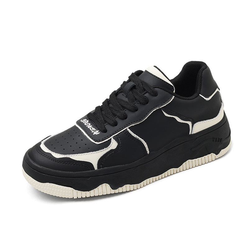 H-Block |Vintage Street Panel Couple Sneakers