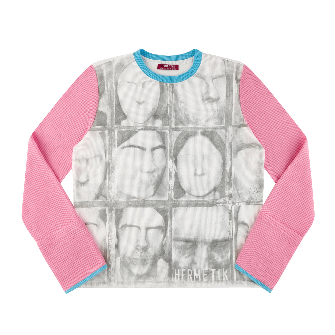 Ice cream AokLok waffle long sleeve, flat lay