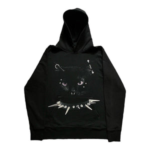 Street Cat In The Night Hoodie