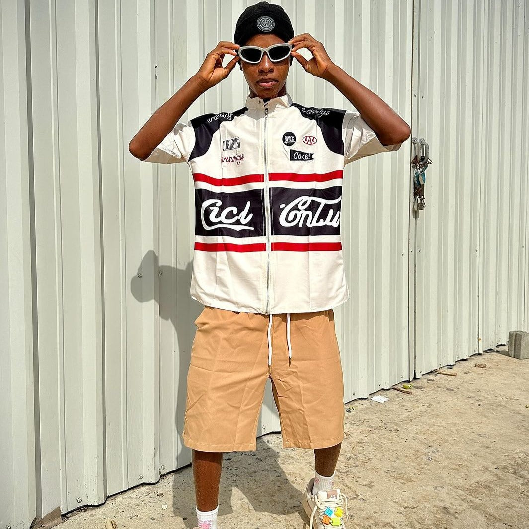 High Street Color Block Motor T-Shirt