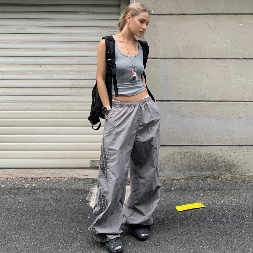 Side Stripe Tie Quick-Drying Sweatpants