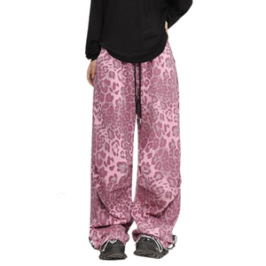 Pink Leopard Sweatpants