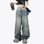 Women's High Street Washed Wide Leg Jeans